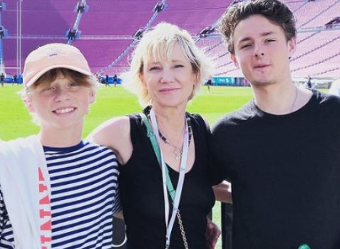 Abigail Heche sister Anne Heche with her sons